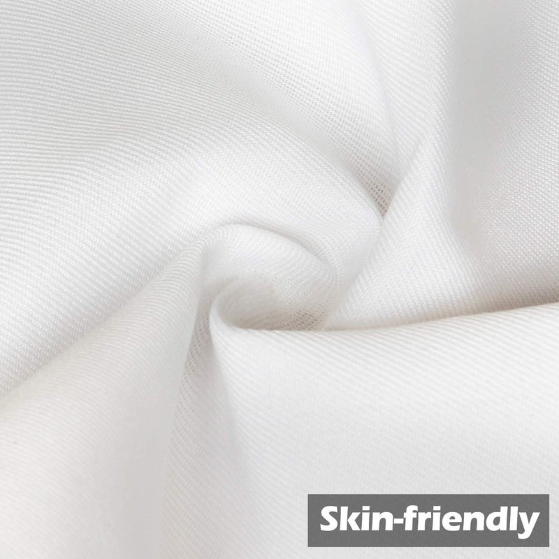 Novelty Place Kid's Apron with Chef Hat Set (3 Set) - Skin-friendly Childrenâ€™s Bib with Pocket - Cooking, Baking, Painting, Training Wear - Kid's Size (6-12 Year, White) - Image 3